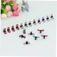 thumbnail image 3 of UPGRATOR 30Pcs Mini Hair Barrettes In Crystal Flower For Children And Girls Daily Wear, 3 of 7