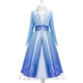thumbnail image 2 of Disney Princess Dress Snow Queen 2 Elsa for Girls Costume Halloween Party for Kids Cosplay Frozen Anna Elza Vestido Girls Clothing zhangyuxiang LED, 2 of 2