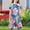 Multicolor A, variant on SGFCWSX Girls Short Sleeve Midi Dress Teens Casual Floral Print Crewneck Flowy A-Line Dress for Spring Summer Beach Wear Multicolor Size 13-14 Years