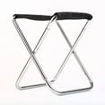 thumbnail image 3 of Portable Camping Chair Outdoor Folding Stool Aluminum Alloy Fishing Chair Barbecue Stool Folding Chair, 3 of 8