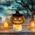 thumbnail image 6 of LED Halloween Spooky Candles, Halloween Flameless Candles Bats Battery Operated Tealights Set Halloween Candles Decor For Home Party Gift, Halloween Candles Decorations, 6 of 7