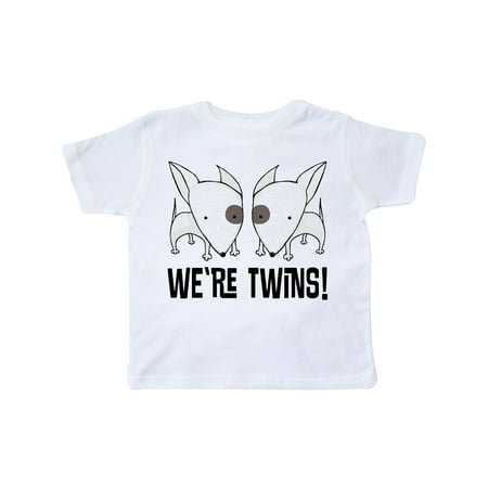 

Inktastic Twins Cute Puppy Outfit Gift Toddler Boy or Toddler Girl T-Shirt
