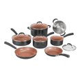 thumbnail image 1 of Conair-Cuisinart 54CCP-11BK Black Cookware Set with Copper Interior, 1 of 1
