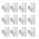 thumbnail image 1 of High quality Plastic PVC three-dimensional water supply equal diameter tee joint home dec, 1 of 5