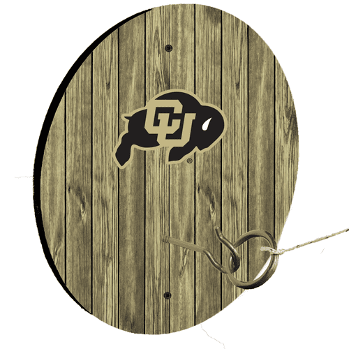 University of Colorado Gold Ring Toss Lawn Game