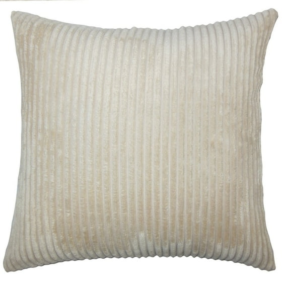 The Pillow Collection Calvine Solid Floor Pillow Natural - Walmart.com