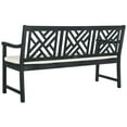 thumbnail image 4 of Safavieh Bradbury Outdoor Modern 3 Seat Garden Bench with Cushion, 4 of 4