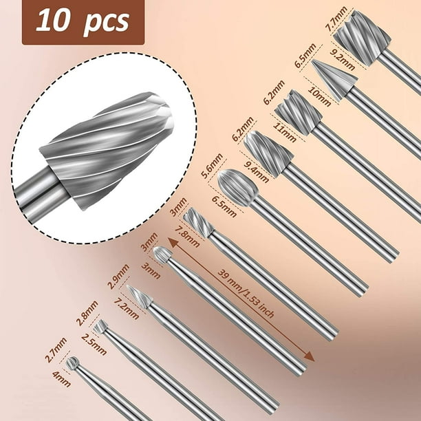 Milling drill bit sale set