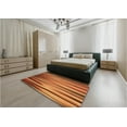 thumbnail image 4 of Ahgly Company Indoor Square Patterned Carrot Orange Area Rugs, 8' Square, 4 of 6