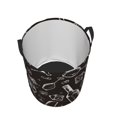 thumbnail image 3 of Kll Wine Seamless Waterproof Foldable Laundry Hamper Bucket With Handles For Storage Bin,Kids Room,Home Organizer (Medium), 3 of 8