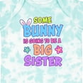 thumbnail image 4 of Inktastic Some Bunny is Going to Be a Big Sister with Bunny Ears and Flowers Girls Baby Bodysuit, 4 of 5