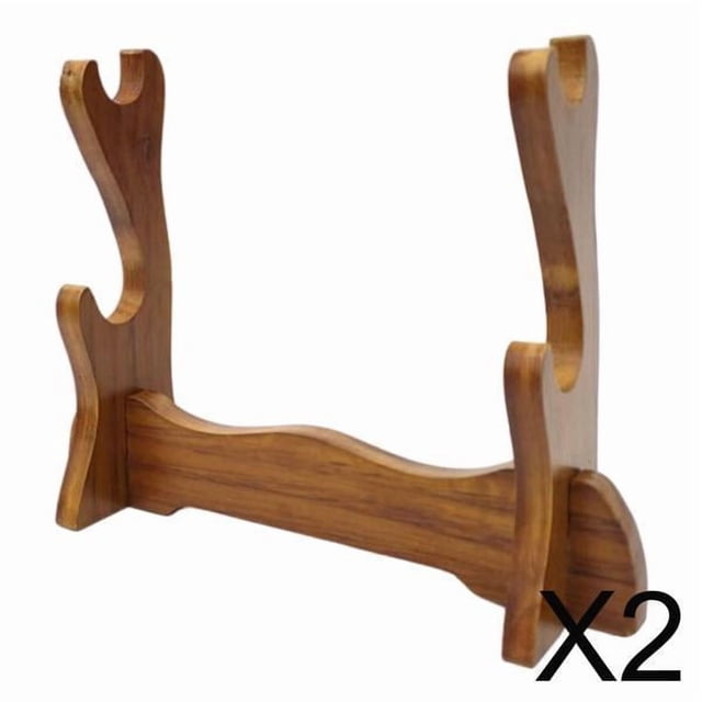 Soporte de espada,soporte de espada piso de exhibición 3 niveles Horizontal,Espada samurái de madera Katana Wakizashi Tanto Holder,Estante para cuchillos Soporte japonés Varilla de montaje