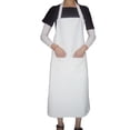thumbnail image 1 of 2pcs White Cooking Apron Long Style Apron White Sleeveless Apron Waterproof Cooking Apron, 1 of 8