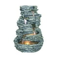 thumbnail image 2 of Hi-Line Gift Ltd 79198 Multi Level Rock Fountain W/Warm White LEDs, 2 of 2