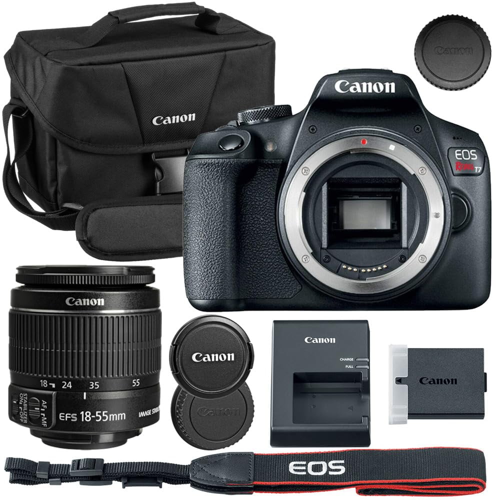 Canon EOS 7D DSLR Camera with 18-135mm Kit (3814B016) + EF 50mm