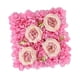thumbnail image 2 of Fondo fotográfico con panel de flores artificiales, panel floral DIY para boda Rosa oscuro, 2 of 9