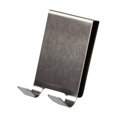 thumbnail image 4 of Gancho de acero inoxidable para puerta de ducha, colgador de puerta para oficina, fácil instalación, multifunción, doble cara, para toallas y batas. Plata, 4 of 8