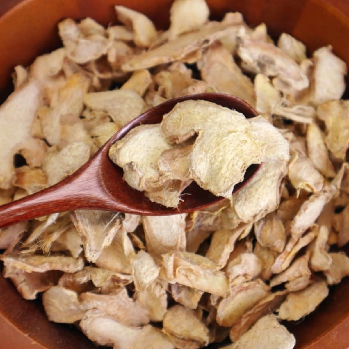 Royal Seafood USA Dried Ginger Slices, 8oz, No sugar, herbal tea, healthy tea, Vegan, Dry Ginger