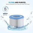 thumbnail image 5 of Cartouches de Filtre de Piscine Réutilisables et Lavables Type H pour In-tex, Nettoyeur de Pompes de Filtre de Spa, Nettoyage, Remplacement, 5 of 5