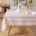 thumbnail image 1 of tablecloths Rectangular Rectangle Tablecloth Burlap Farmhouse Dining Table Cover Rustic Table Cloths Party Tablecloth Christmas Table Cloth (Rectangle/Oblong锛 x - Seats), 1 of 8