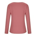 thumbnail image 6 of GuangCheng Womens Long Sleeve Blouses Square Neck Tops Ribbed Knit Fall Basic Crop Shirts, 6 of 7