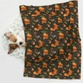 thumbnail image 6 of Rocae Festive Squirrels Dark Forest for Pet Blanket Dog Blanket Cat Blanket Soft Sleep for Small Medium Pet-Medium, 6 of 8