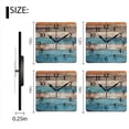 thumbnail image 3 of Non-Ticking Silent Wall Clocks Battery Operated Personalized Decor Clock for Living Room,Bedroom-Wooden Wall With Distressed And Weathered(16inch), 3 of 4