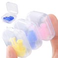 thumbnail image 4 of 1Pair Noises reduction Waterproofs Soft Earplugs Reusable Silicone Sounds block Earplugs Sleep Ear Plugs Enduring Yellow, 4 of 4