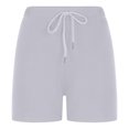 thumbnail image 4 of lmcalzta Yoga Shorts for Women Elastic High Waisted Drawstring Cargo Shorts with Pockets Summer Casual Athletic Gym Workout Short, 4 of 7