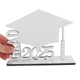 thumbnail image 3 of FONDOTIN Graduation Picture Frame Centerpieces White MDF Rectangle DIY for DIY Enthusiasts 1 Piece, 3 of 8
