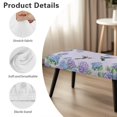 thumbnail image 6 of Whosucclay Hummingbird Hydrangea Print Stretch Dining Bench Cover Wear Resistant Bench Seat Furniture Protector Universal Bench Slipcover Rectangular Bench Cover for Wedding, Hotel, Party, 6 of 7