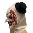 thumbnail image 3 of Disfraz de payaso aterrador de película, conjunto completo, uniforme rojo de Papá Noel para adultos, ropa de fiesta de carnaval de Halloween, juego de rol, 3 of 5