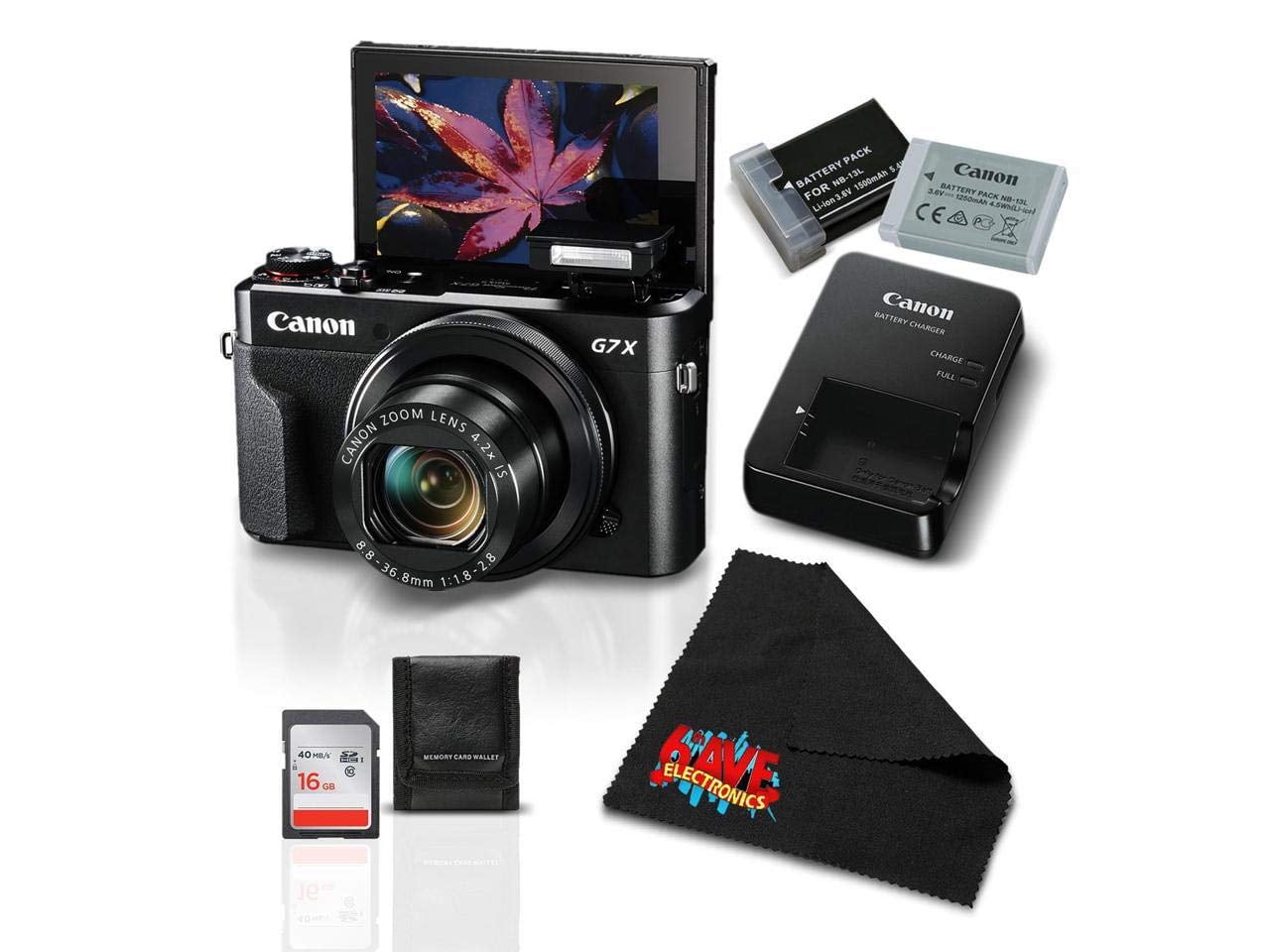 Canon PowerShot G7 X Mark II Compact Digital Camera Bundle with