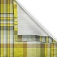 thumbnail image 4 of Ambesonne Grey Yellow Valance Pack of 2, Vibrant Madras Plaid, 42"X12", Yellow Multicolor, 4 of 5