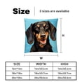 thumbnail image 5 of Dachshund Velvet Throw Covers Pillows with Unique Patterns - Set of 2 Decorative Pillow Inserts in 16x16, 18x18, 20x20 Inches for Home Decor and More, 5 of 6