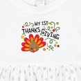 thumbnail image 4 of Inktastic My First Thanksgiving Cute Turkey Girls Baby Dress, 4 of 5