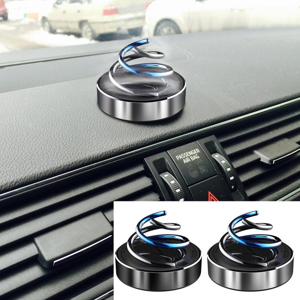 Xihbxyly Ofertas Del Día Adornos Solares Giratorios para Coche, Suspensión de Estrella de Aluminio, Adornos para Suministros de Coche, Aromaterapia para Coche, Perfume para Coche, Rotación Solar de 5
