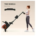 thumbnail image 5 of Foldable Water Rower Machine with LCD Monitor, Red - Cardio Workout, Adjustable Resistance, Home Gym Equipment, 5 of 8