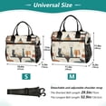 thumbnail image 4 of FORMRS Insulated Lunch Bag Unisex Large Capacity with Shoulder Strap, Cats Reading Pattern, 4 of 6