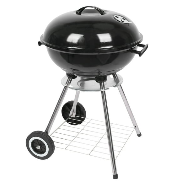 Ktaxon Charcoal Grill Portable Steel Charcoal Grill BBQ Grill Spherical Design Black