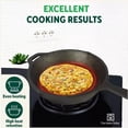 thumbnail image 5 of Pre-seasoned Black Cast Iron Fry Pan Or Skillet With Silicone Grip | Medium 25cm, 10 Inch, 1.6 Ltr, 2.4 Kg | Induction Friendly | Nonstick Fry Pan, 100% Pure & Toxin Free, No Chemical Coating, 5 of 5