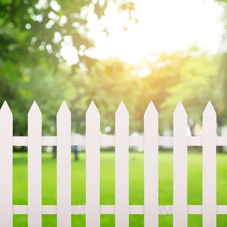 Worgeous  2 Pcs The Fence Garden Edging Mesh Walkway Tree Border White