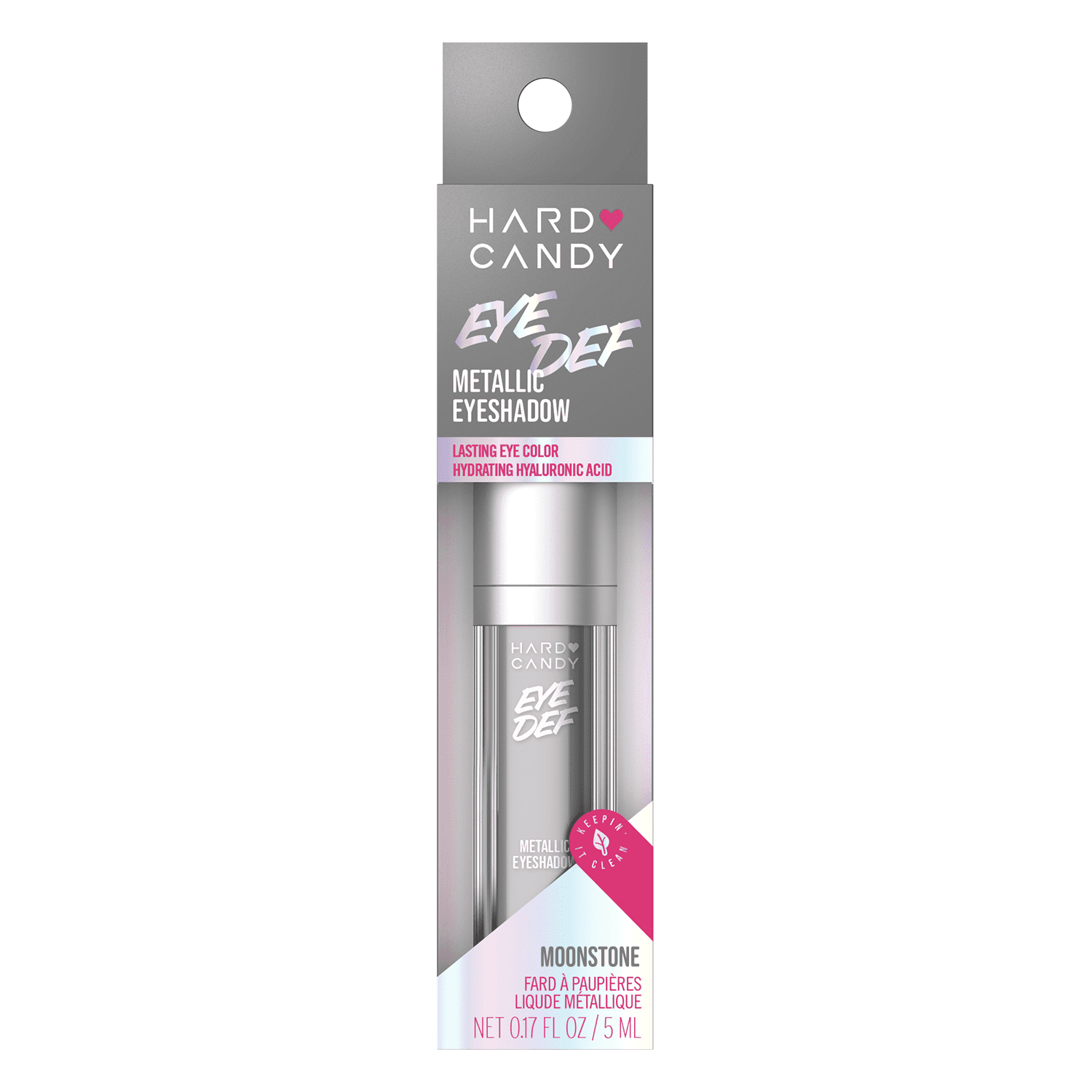 Hard Candy Eye Def Metallic Liquid Eye Shadow, Silver Shimmer, 0.17 Fl oz