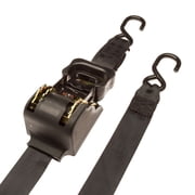 4 Pack - 2in x 10' Retractable Ratchet Strap with S-Hooks