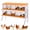 orange color, variant on Metal Chicken Nesting Box for Laying Eggs – 6/8/10 Hole Roll Away Nest Box for Hens, Wall Mounted Chicken Coop Accessory with Ventilation Holes – Durable Poultry Supplies