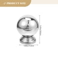 thumbnail image 2 of WHAMVOX Globe de Jardin Extérieur Réfléchissant en Acier Inoxydable Poli Boule Décorative, 2 of 8