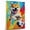 Akita, variant on German Shepherd Dog Stretched Canvas Size 8x12 Soccer Canvas – Cute German Shepherd Canvas Wall Art of Puppy Playing Soccer, Perfect for Dog and Sports Fans