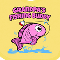 thumbnail image 4 of Inktastic Grandpa's Fishing Buddy (pink) Girls Baby Bib, 4 of 4
