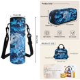 thumbnail image 7 of KUIFORTI Blue Horse Bookbag and Lunch Box Set 4 piece Durable Boys Backpack with Pencil Bags Water Bottle Sleeve for Elementary School Students Back to School Essentials Gifts, 7 of 7