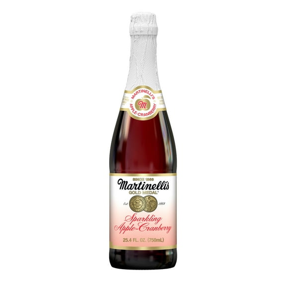 Martinelli's Sparkling Apple-Cranberry, 25.4 fl oz Glass Bottle